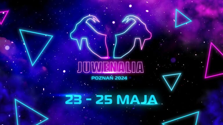 Napis Juwenalia Poznań 2024 - grafika